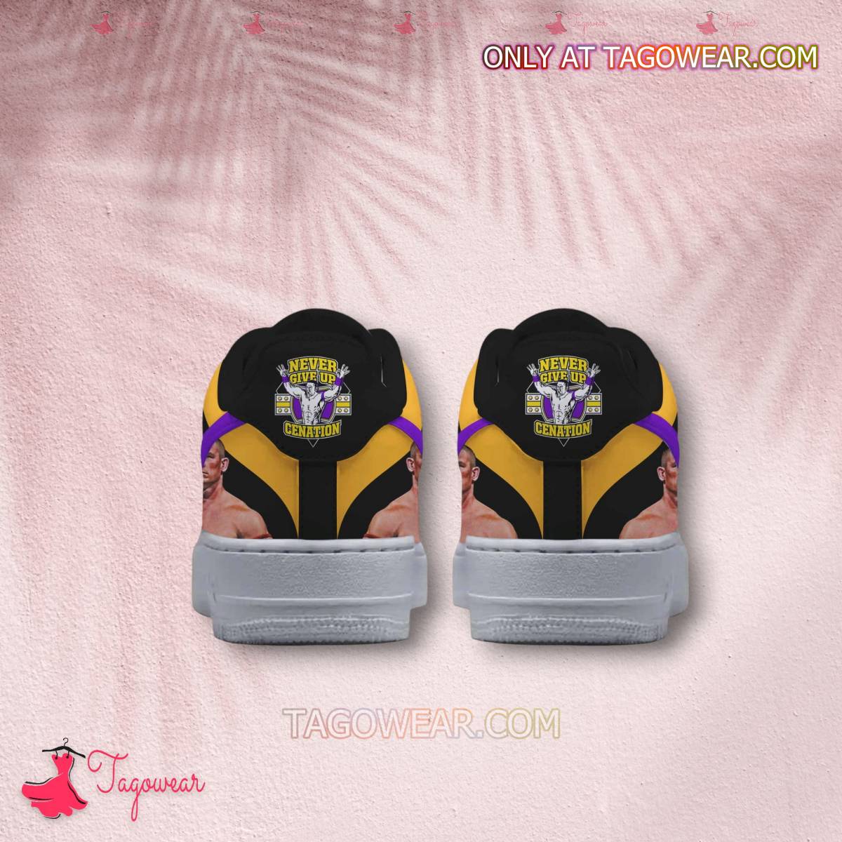 Ideafootwear John Cena Air Low-Top Sneakers Shoes For Men And Women 3