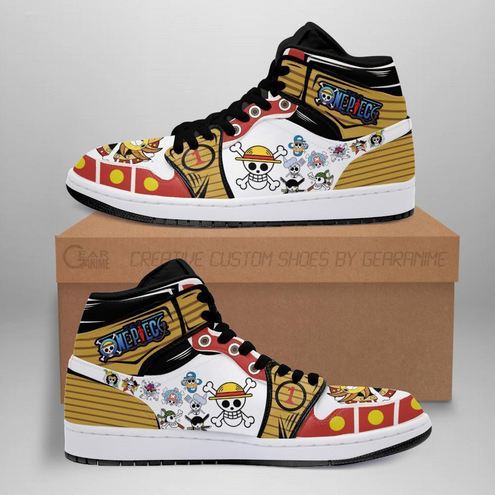 Ideafootwear Jolly Roger AJ1 High Sneakers Shoes For Men And Women