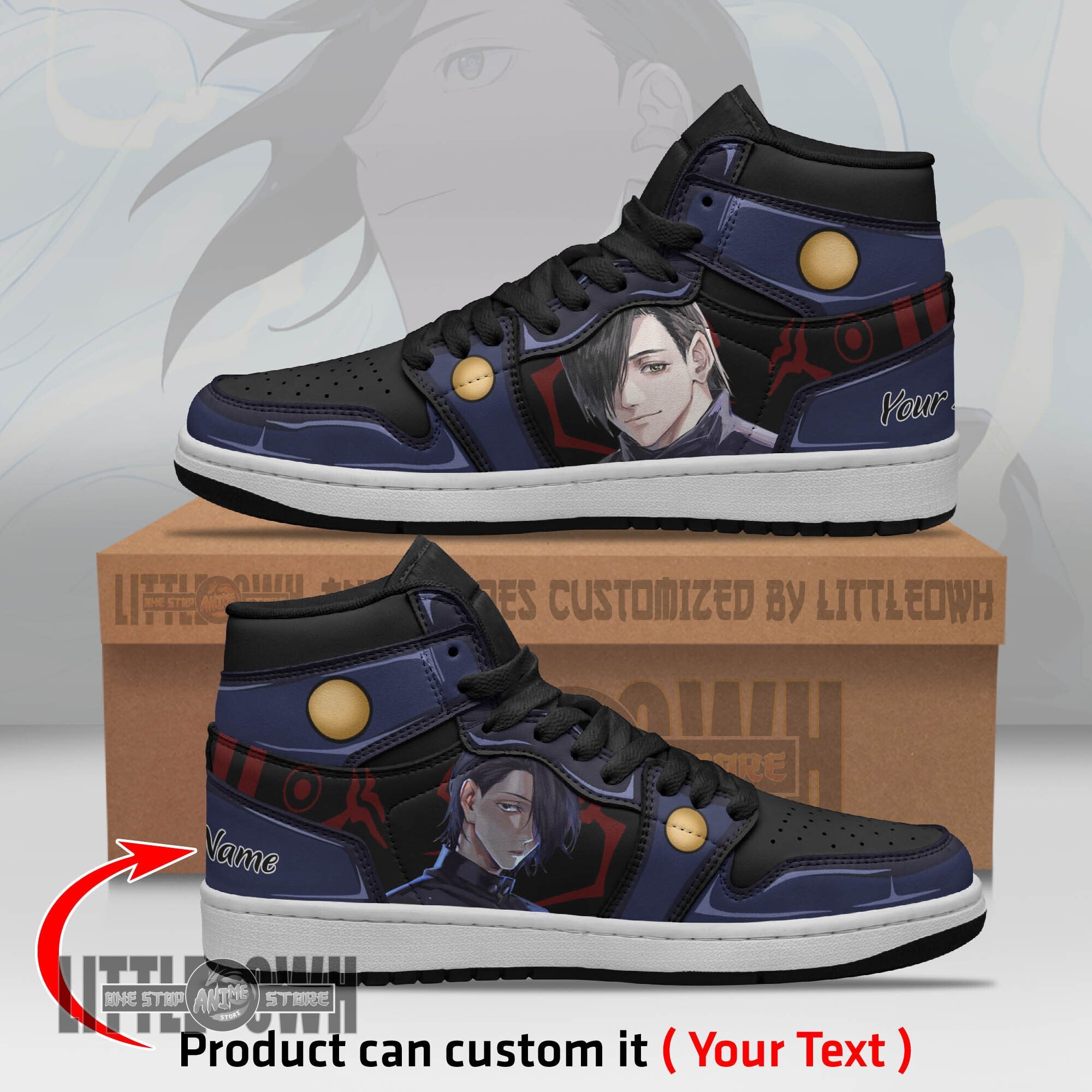 Ideafootwear Junpei Yoshino AJ1 High Sneakers Shoes For Men And Women