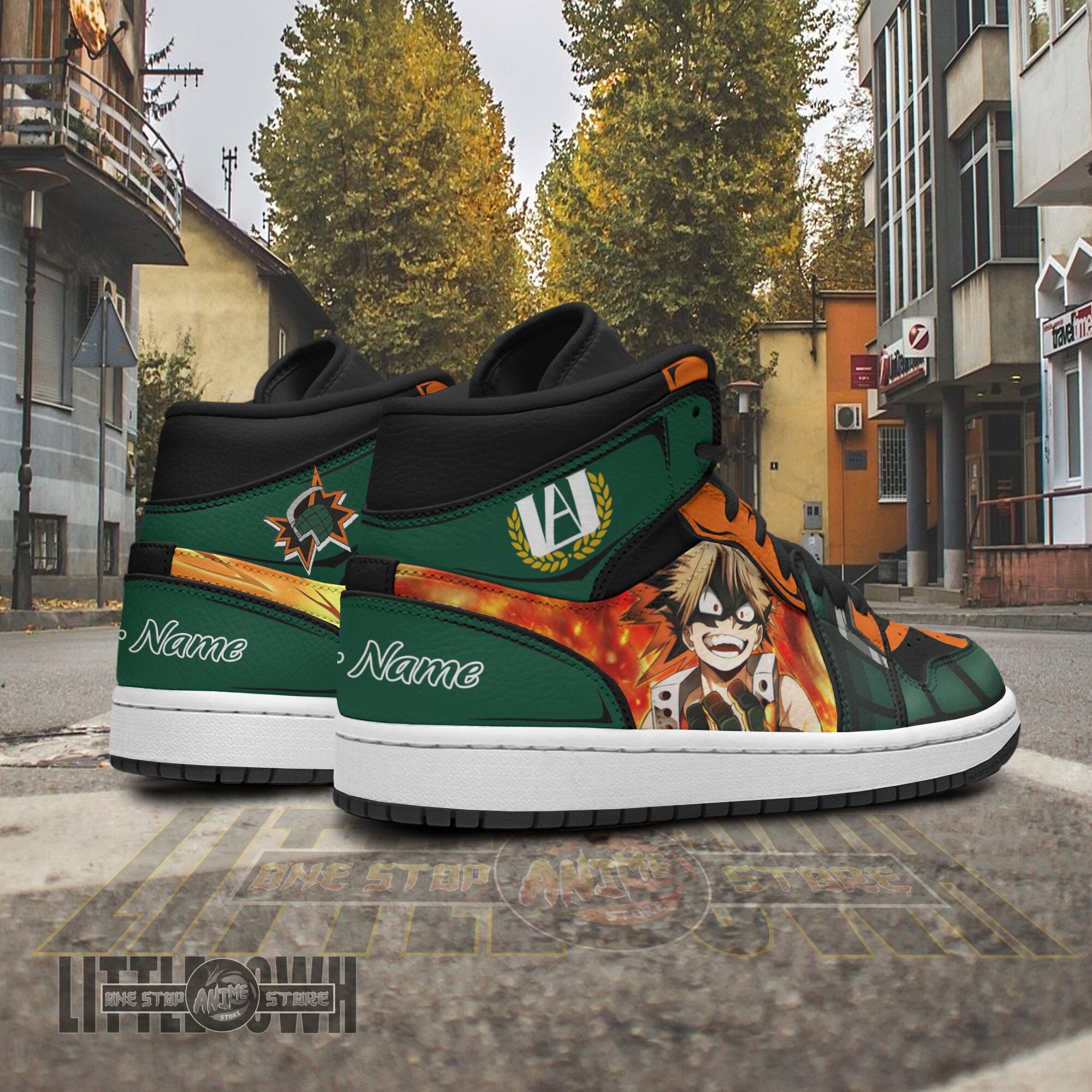 Ideafootwear Kacchan AJ1 High Sneakers Shoes For Men And Women