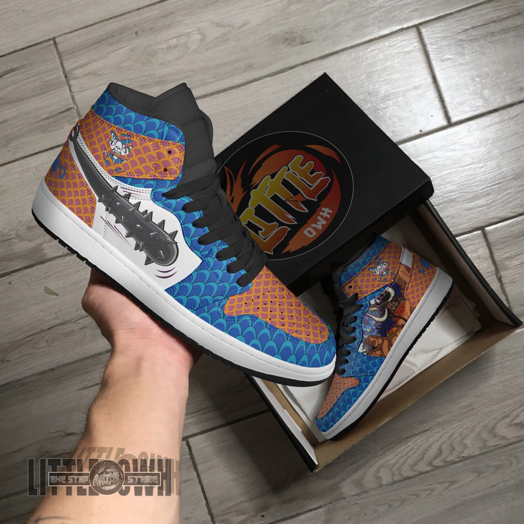 Ideafootwear Kaido AJ1 High Sneakers Shoes For Men And Women