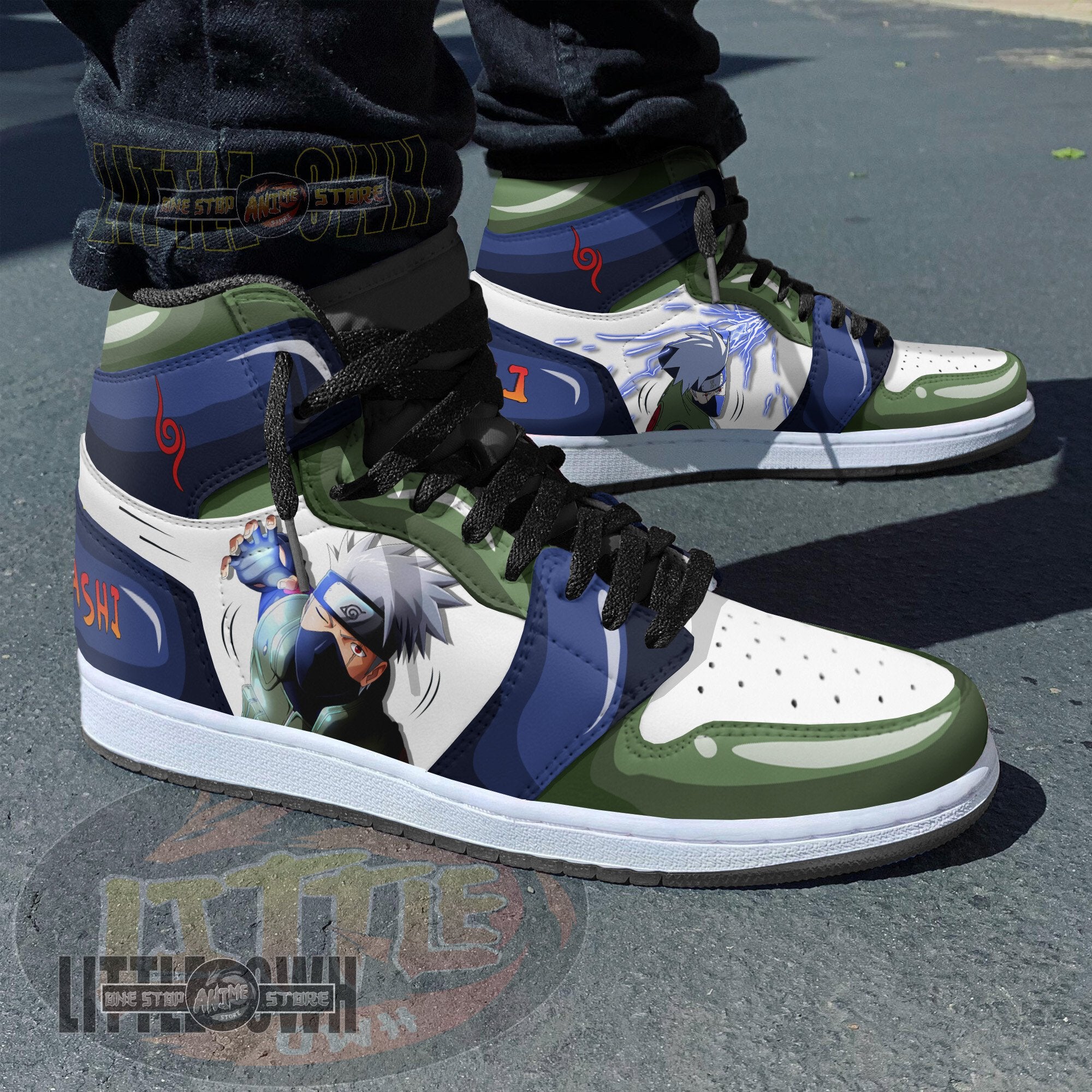 Ideafootwear Kakashi AJ1 High Sneakers Shoes For Men And Women