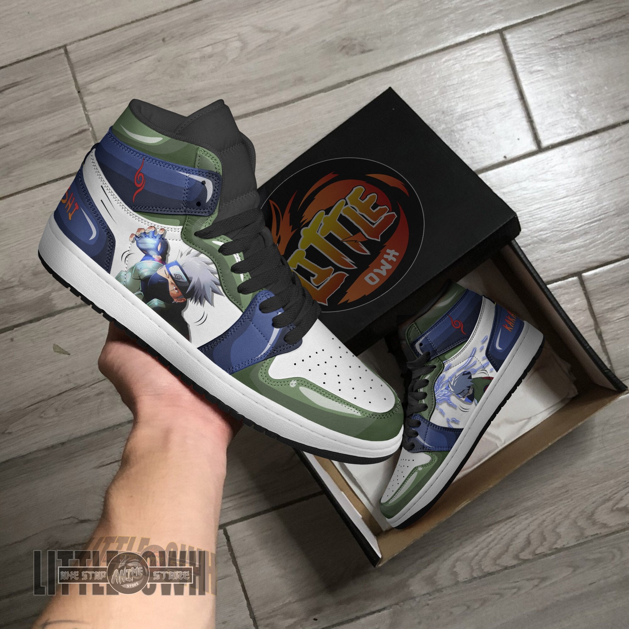 Ideafootwear Kakashi AJ1 High Sneakers Shoes For Men And Women