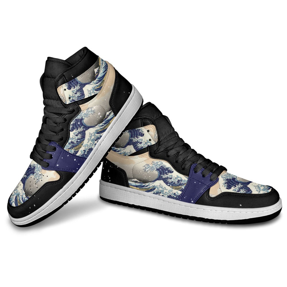 Ideafootwear Kanagawa AJ1 High Sneakers Shoes For Men And Women
