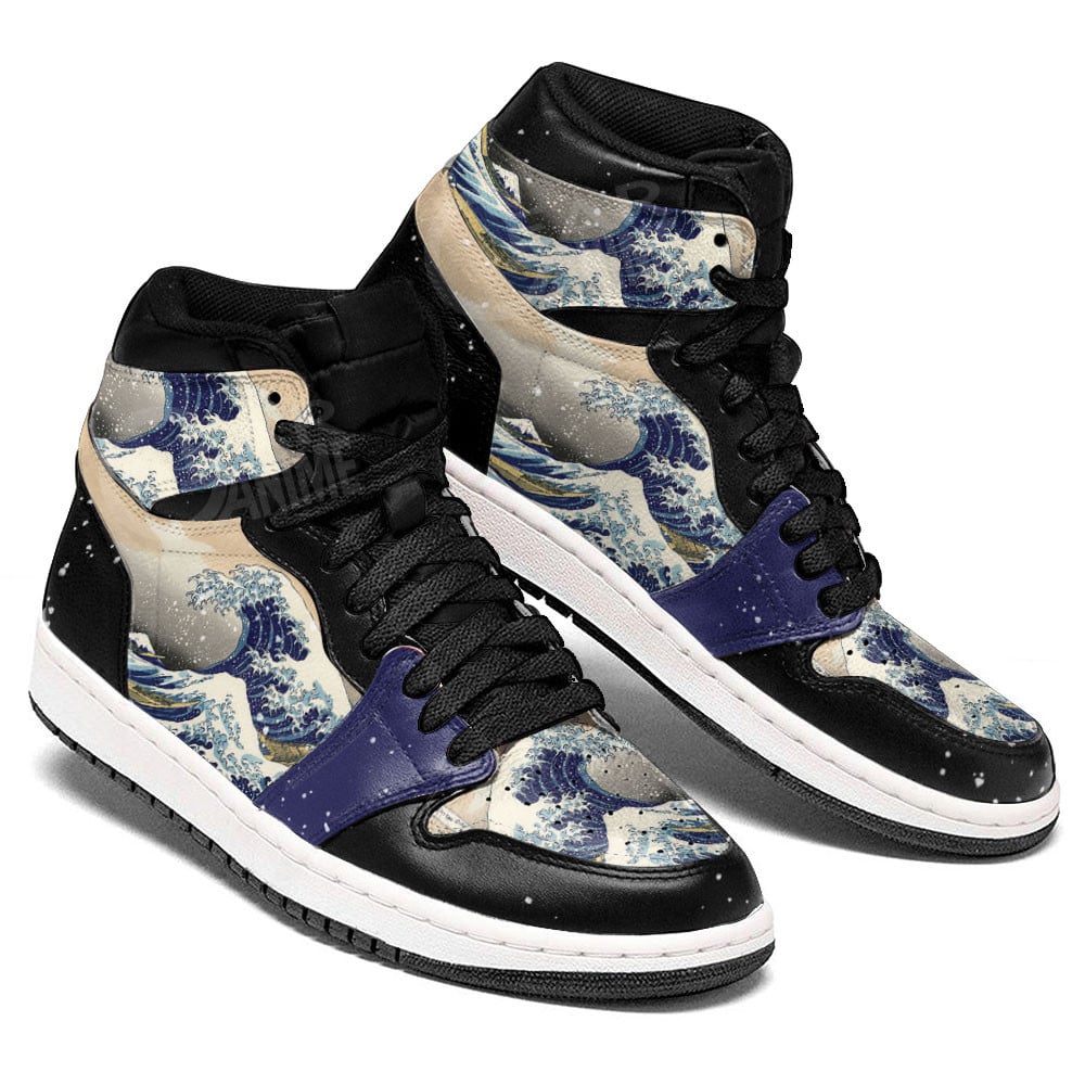 Ideafootwear Kanagawa AJ1 High Sneakers Shoes For Men And Women