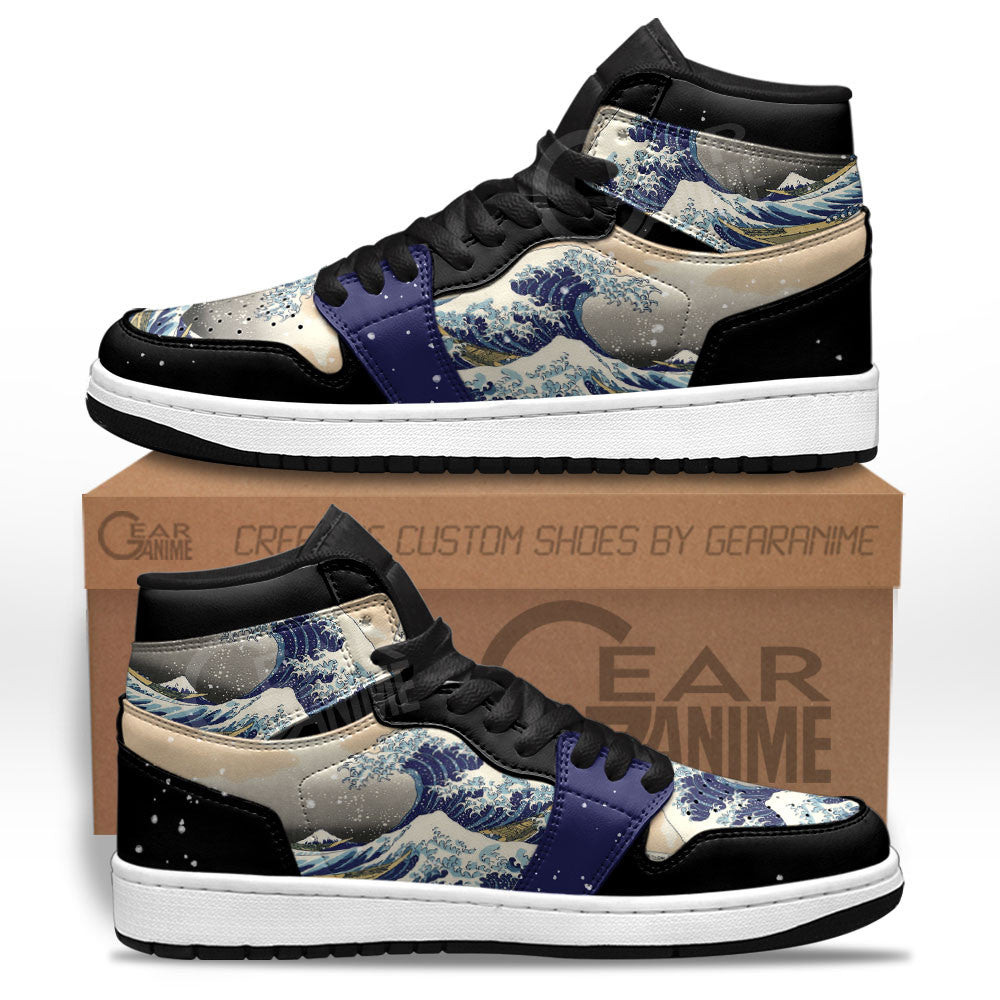 Ideafootwear Kanagawa AJ1 High Sneakers Shoes For Men And Women