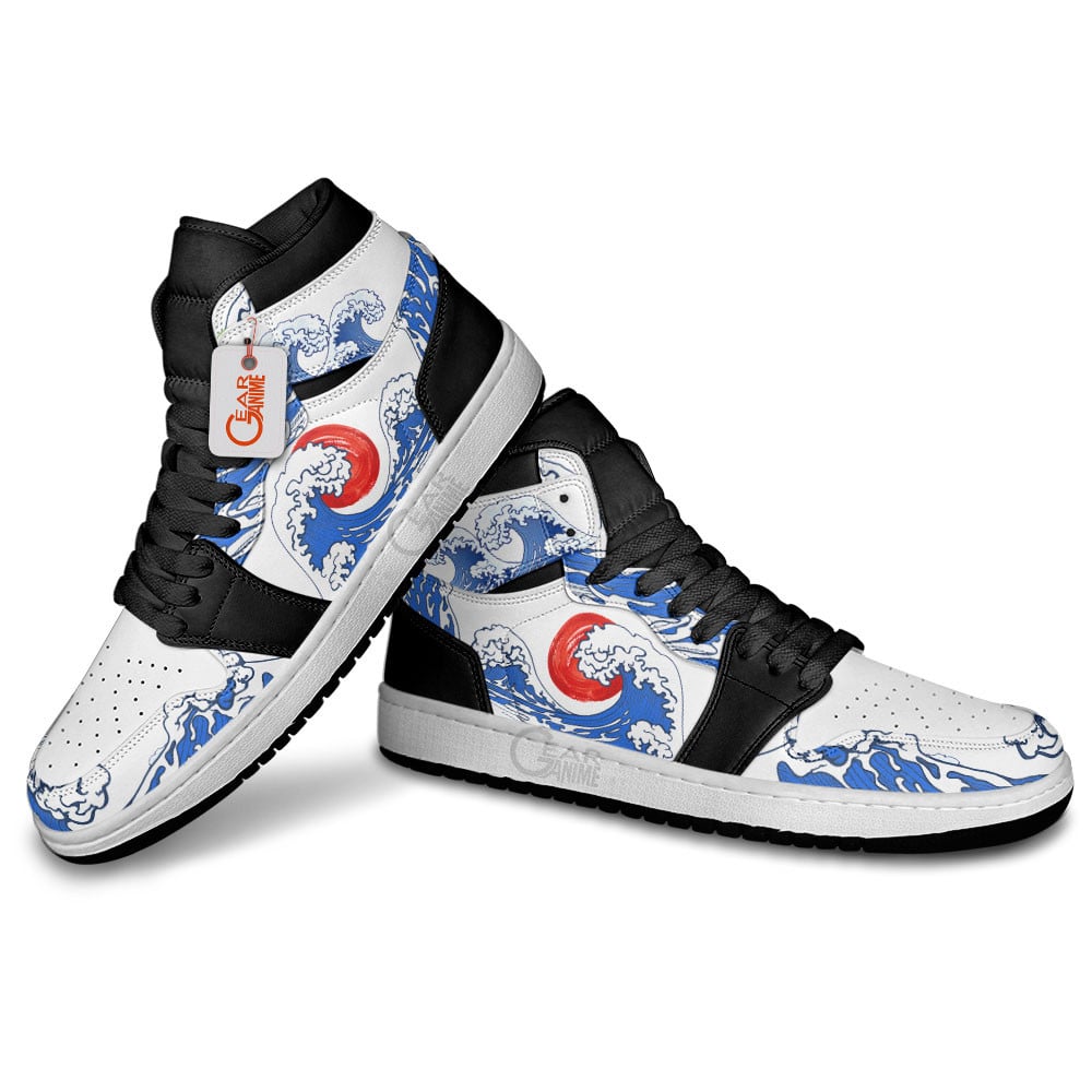 Ideafootwear Kanagawa Wave Red Sun AJ1 High Sneakers Shoes For Men And Women