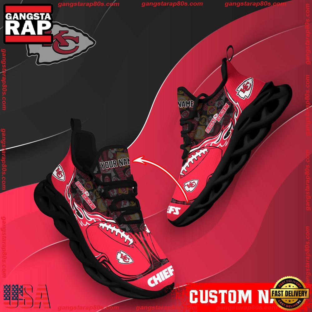 Ideafootwear Kansas City Chiefs Max Soul Shoes Sneakers For Men And Women