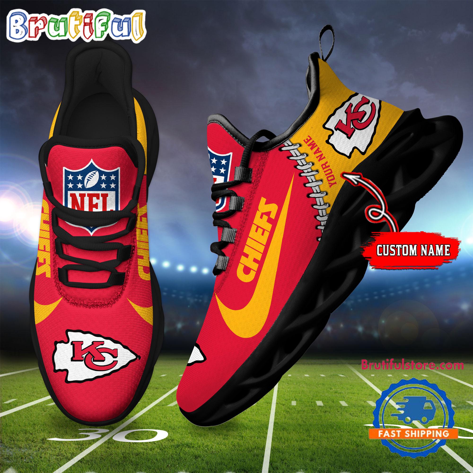 Ideafootwear Kansas City Chiefs Max Soul Shoes Sneakers For Men And Women