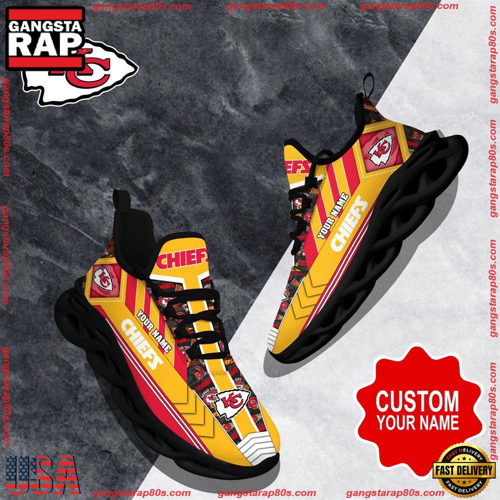 Ideafootwear Kansas City Chiefs Max Soul Shoes Sneakers For Men And Women