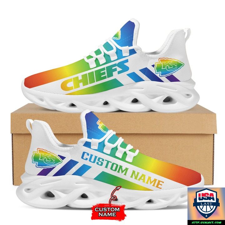 Ideafootwear Kansas City Chiefs Max Soul Shoes Sneakers For Men And Women