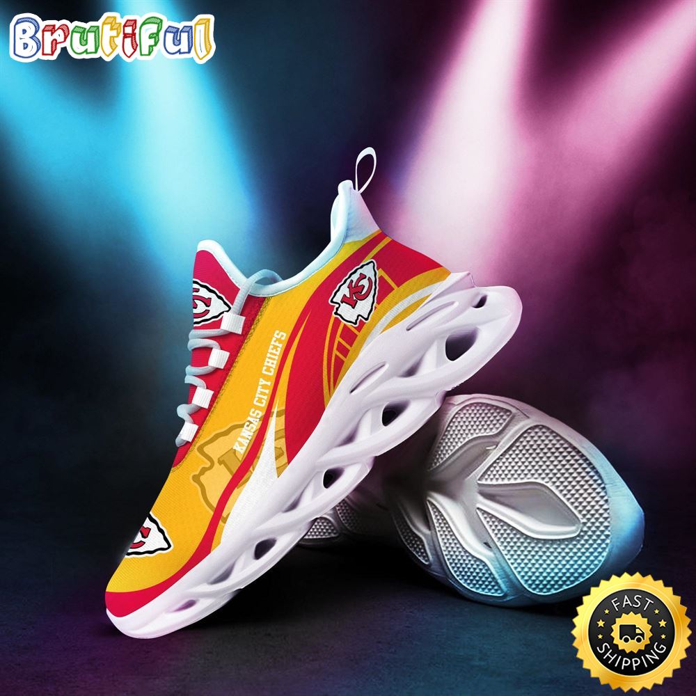 Ideafootwear Kansas City Chiefs Max Soul Shoes Sneakers For Men And Women