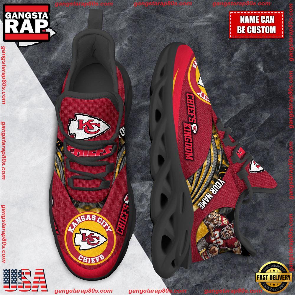 Ideafootwear Kansas City Chiefs Max Soul Shoes Sneakers For Men And Women