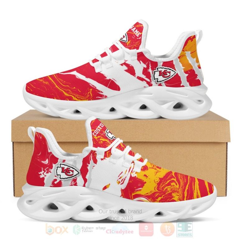 Ideafootwear Kansas City Chiefs Max Soul Shoes Sneakers For Men And Women