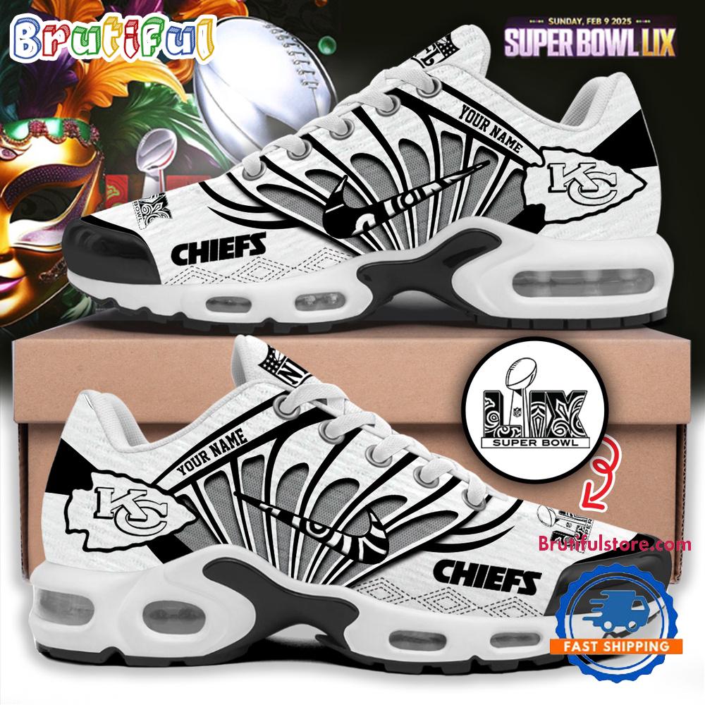 Ideafootwear Kansas City Chiefs Super Bowl LIX TN Shoes Sneakers For Men And Women