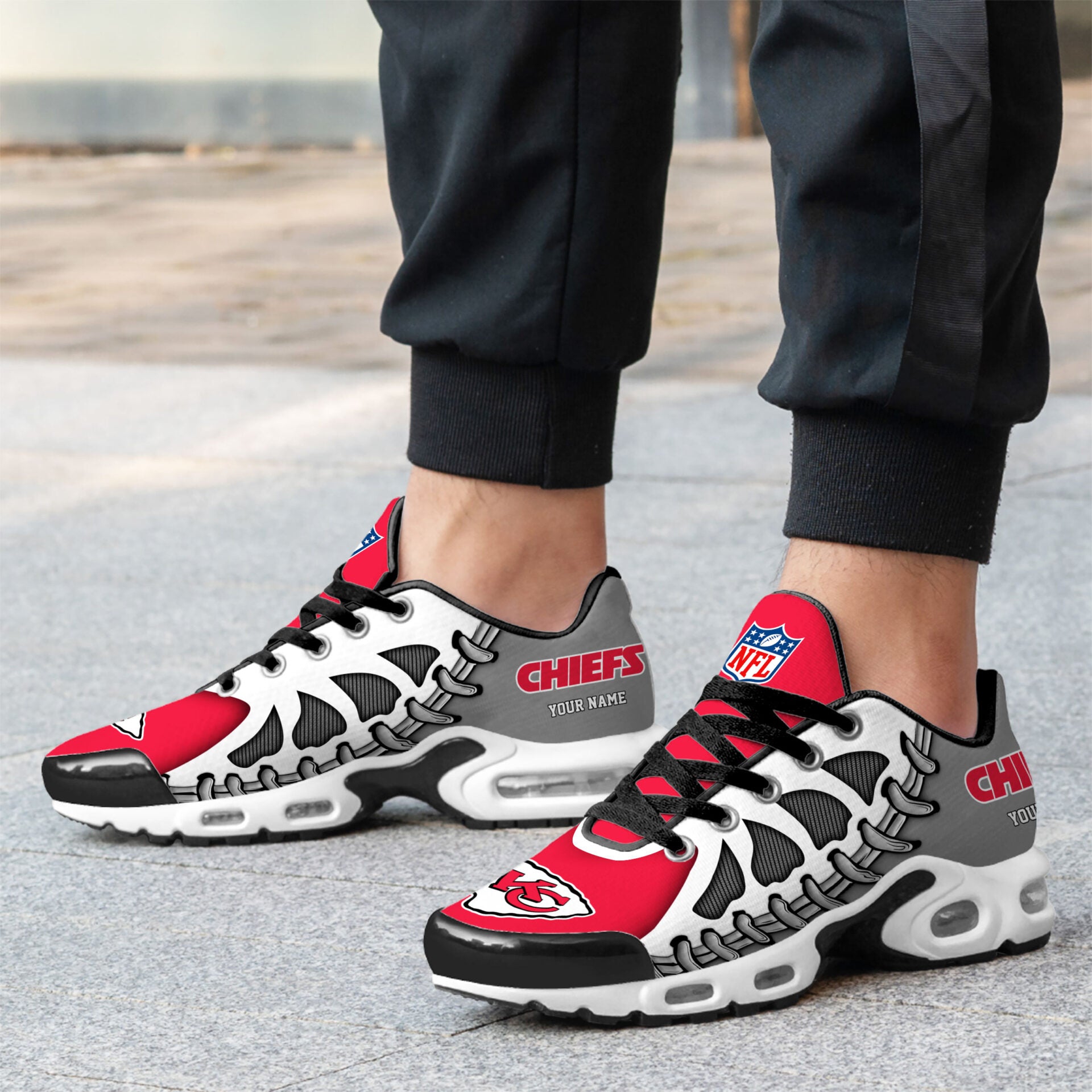 Ideafootwear Kansas City Chiefs TN Shoes Sneakers For Men And Women