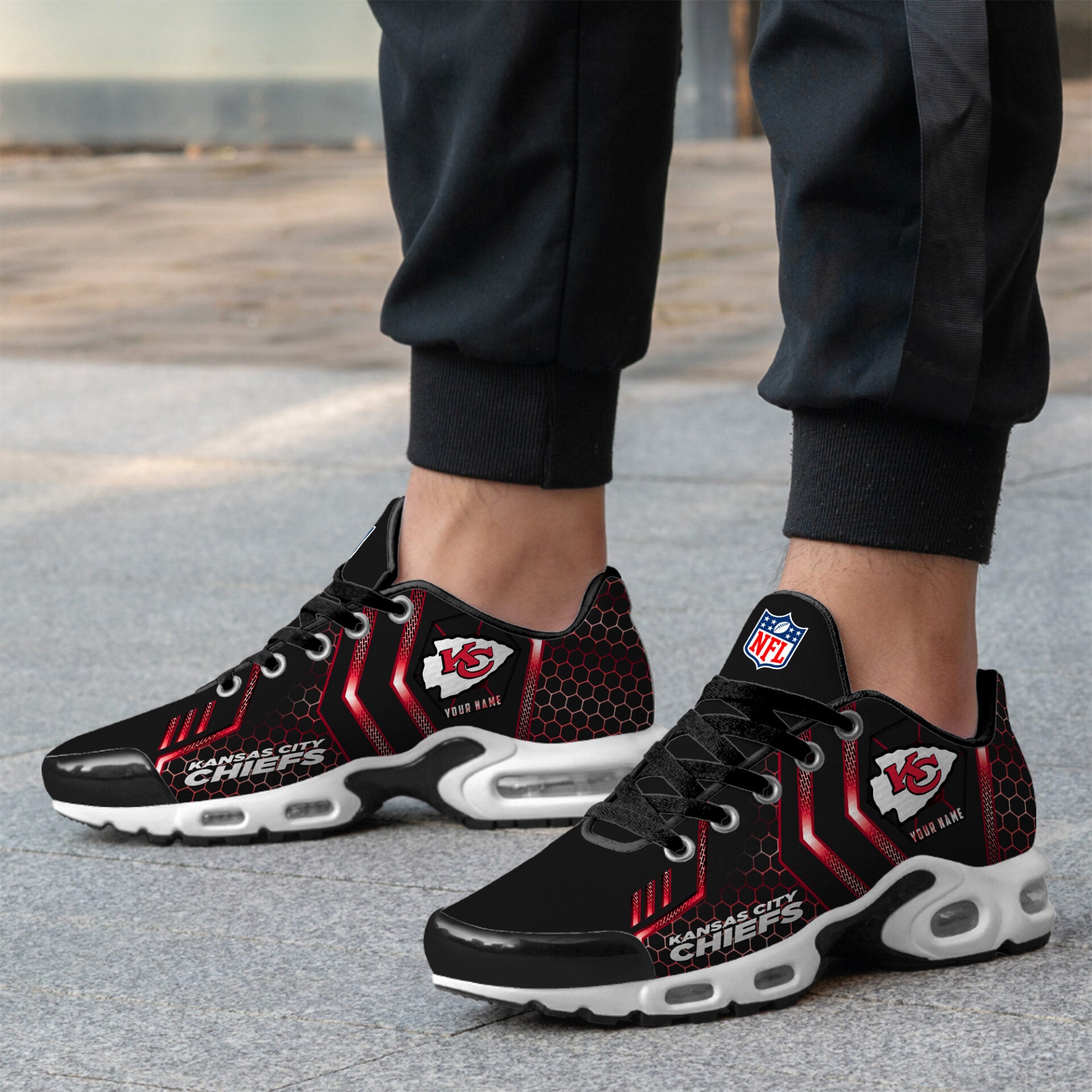 Ideafootwear Kansas City Chiefs TN Shoes Sneakers For Men And Women