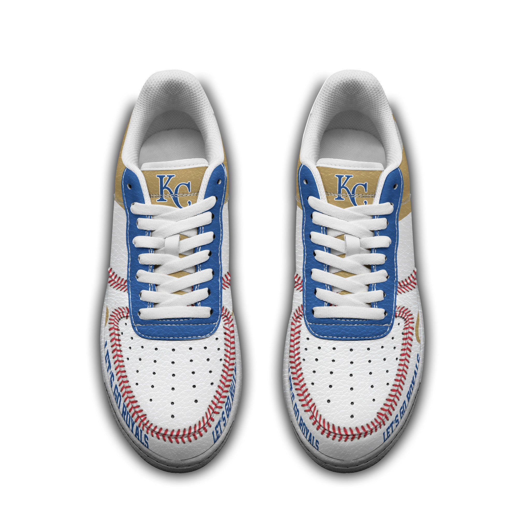 Ideafootwear Kansas City Royals Air Low-Top Sneakers Shoes For Men And Women 2