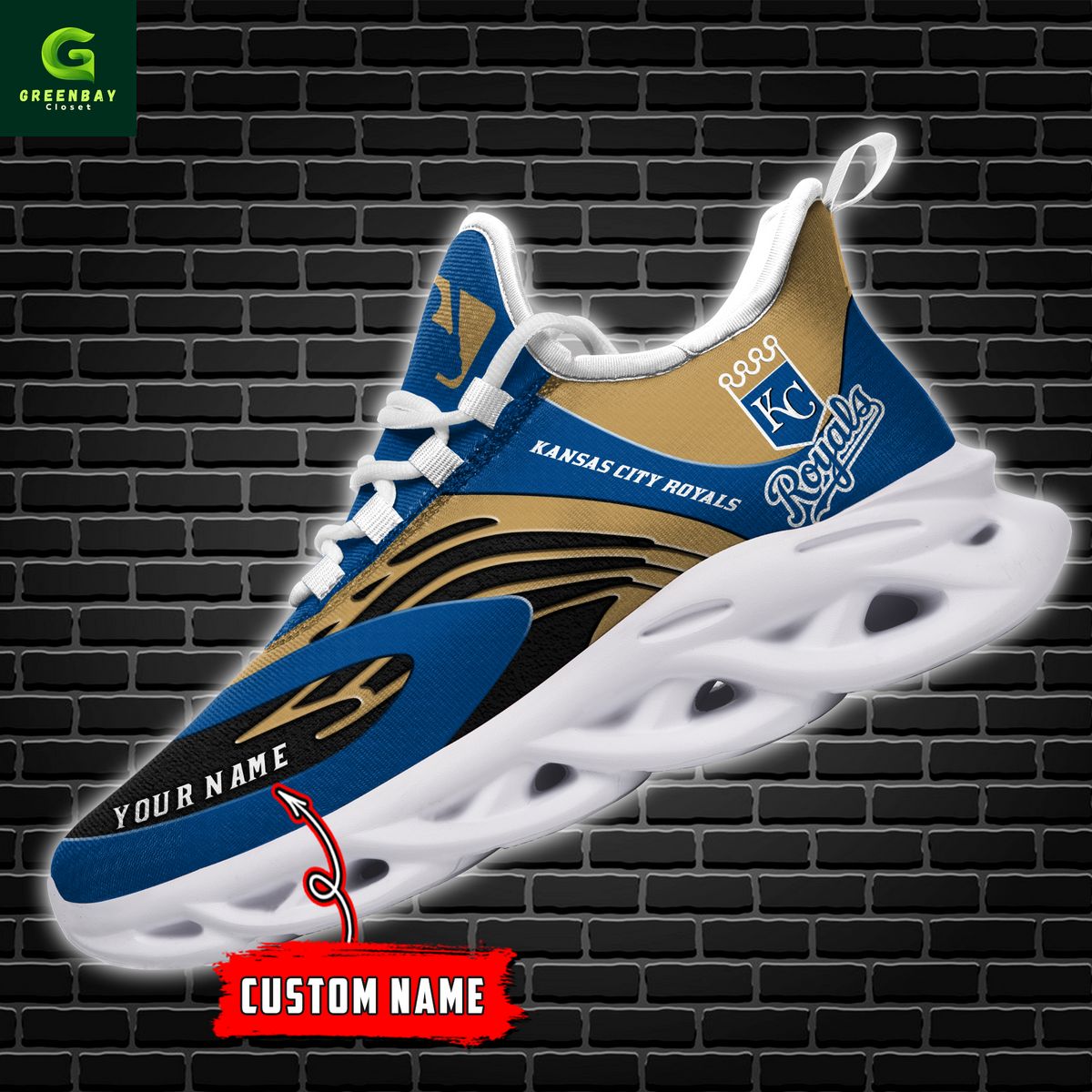 Ideafootwear Kansas City Royals Max Soul Shoes Sneakers For Men And Women