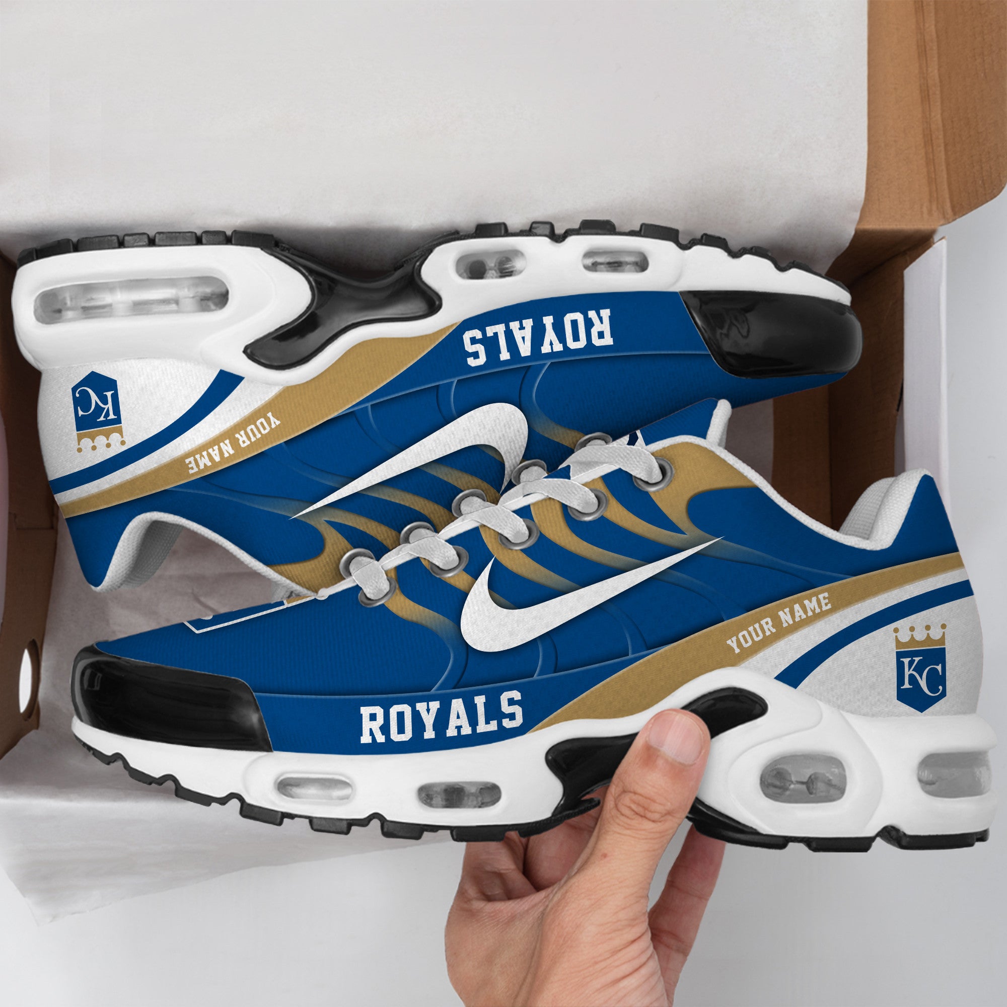Ideafootwear Kansas City Royals TN Shoes Sneakers For Men And Women