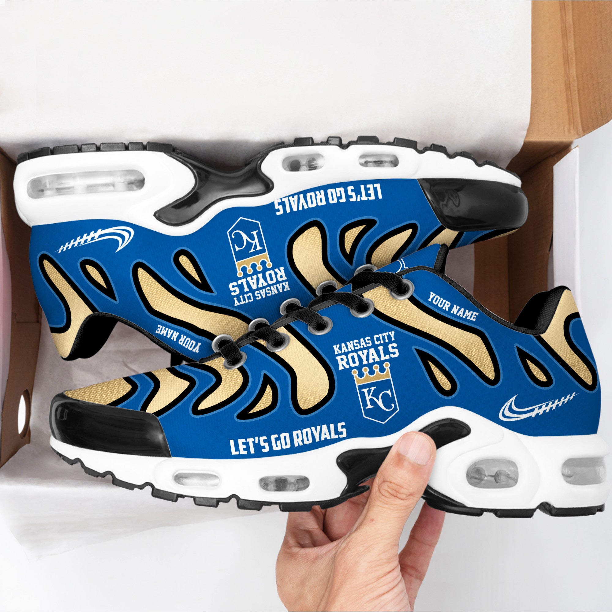 Ideafootwear Kansas City Royals TN Shoes Sneakers For Men And Women