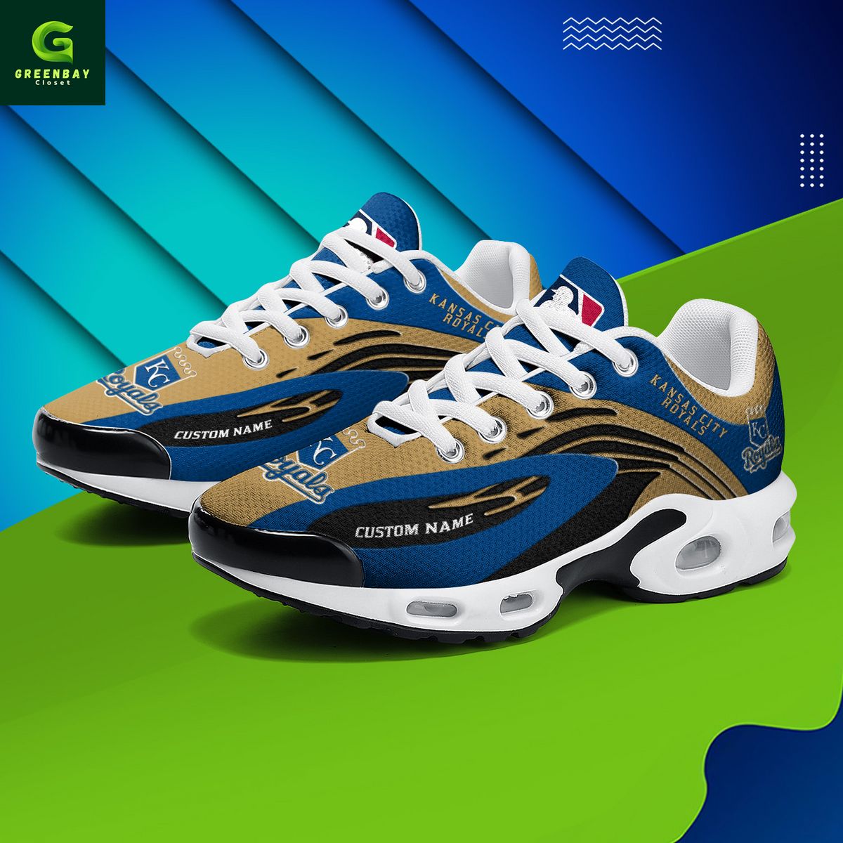 Ideafootwear Kansas City Royals TN Shoes Sneakers For Men And Women