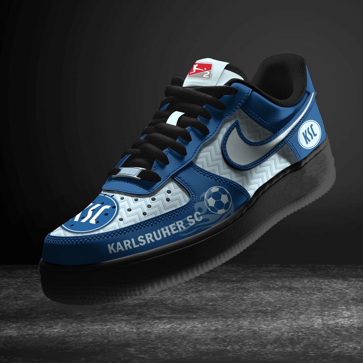 Ideafootwear Karlsruher SC Air Low-Top Sneakers Shoes For Men And Women 1