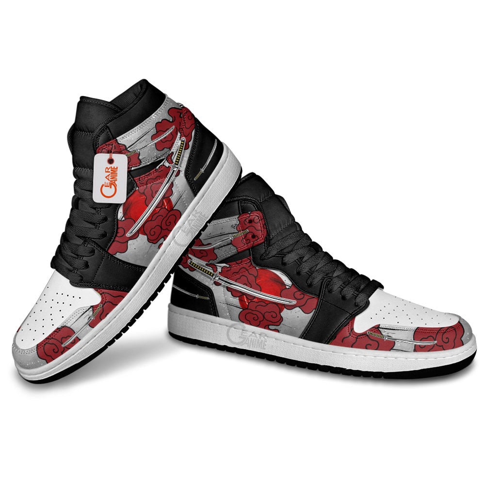 Ideafootwear Katana Red Clouds AJ1 High Sneakers Shoes For Men And Women
