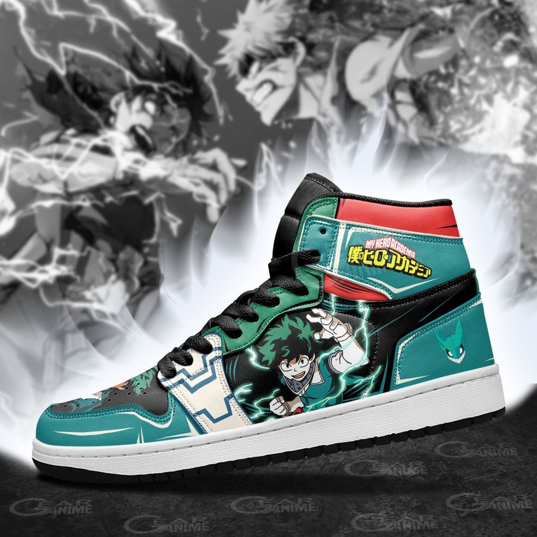 Ideafootwear Katsuki And Deku AJ1 High Sneakers Shoes For Men And Women