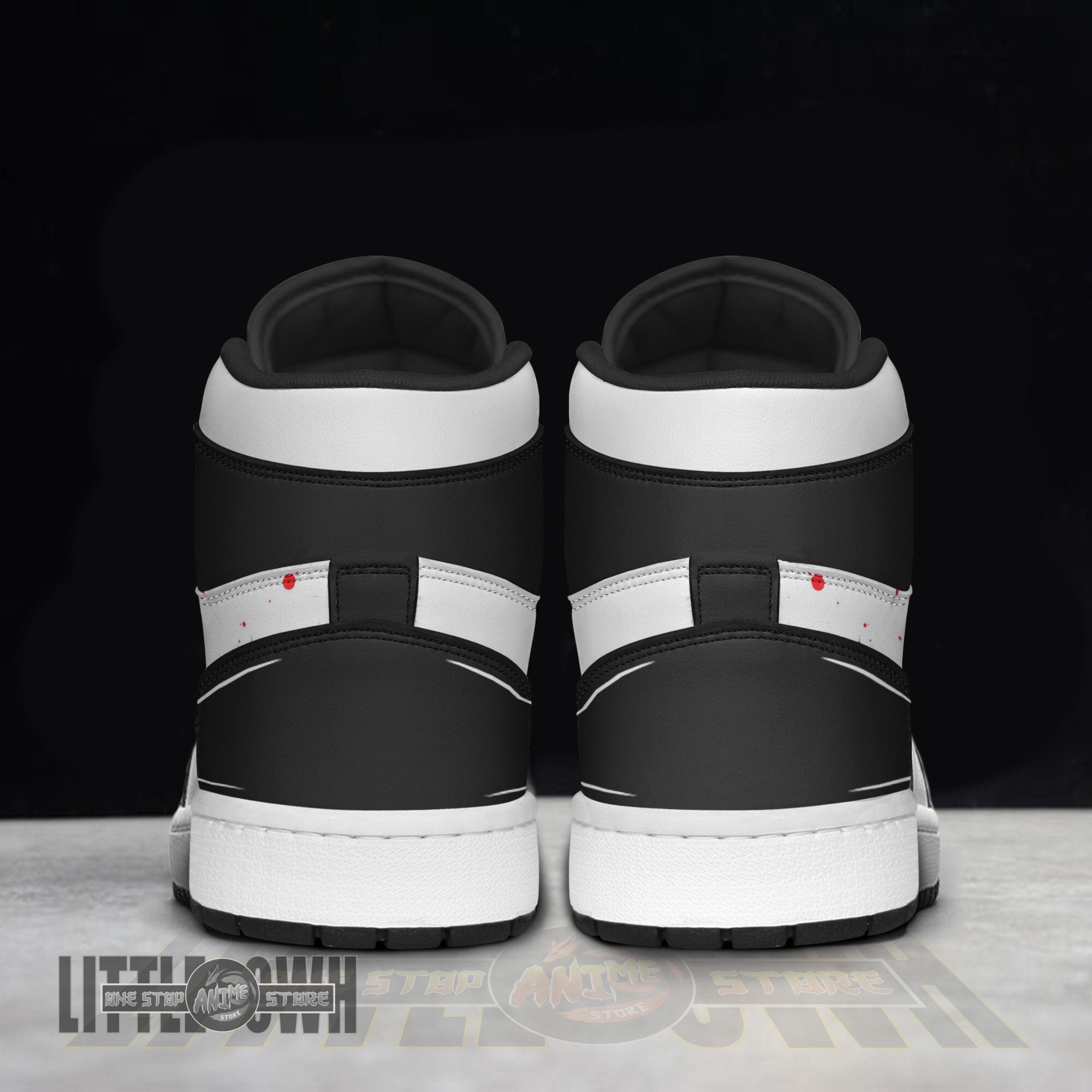 Ideafootwear Ken Kaneki AJ1 High Sneakers Shoes For Men And Women
