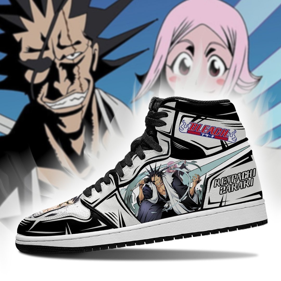 Ideafootwear Kenpachi And Yachiru AJ1 High Sneakers Shoes For Men And Women