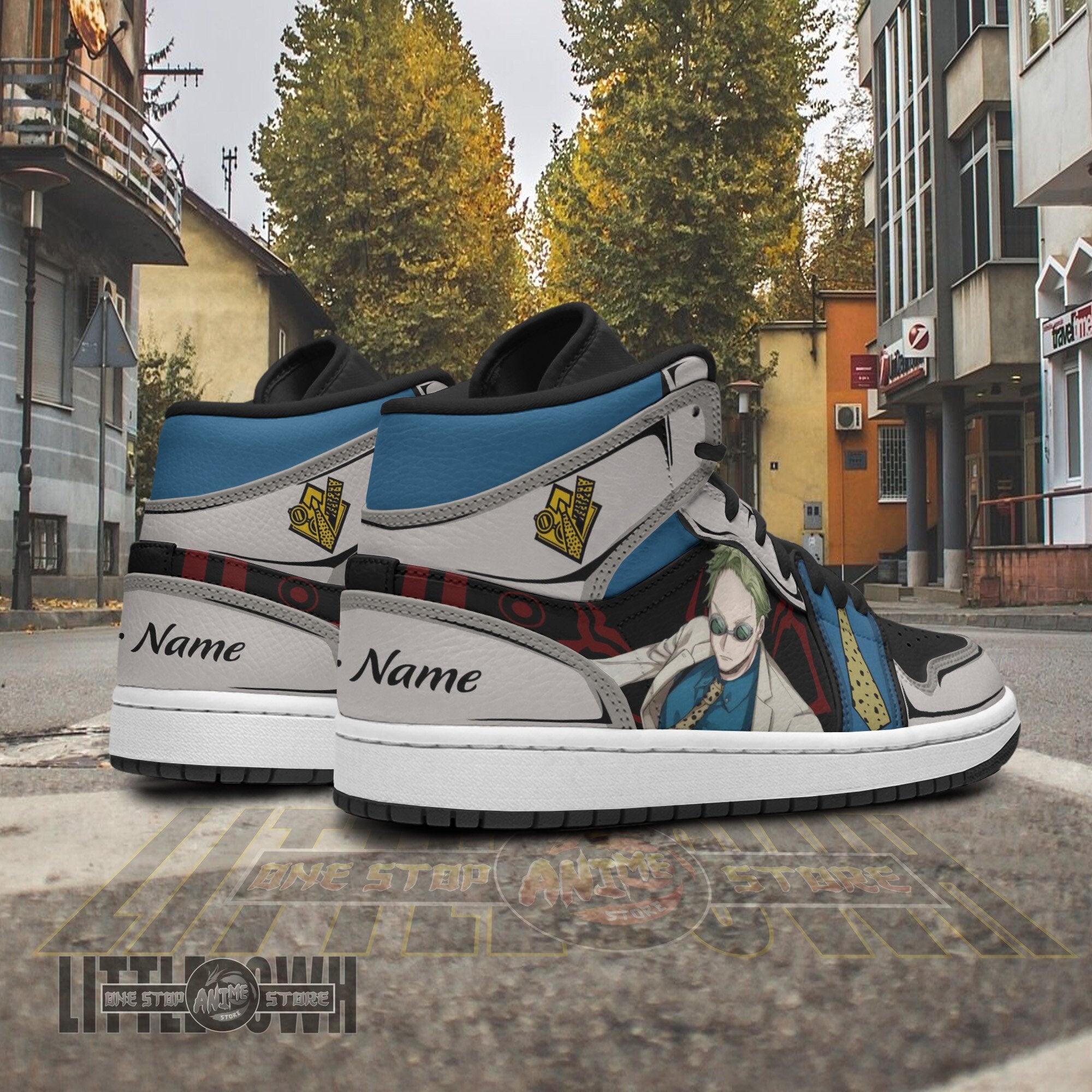 Ideafootwear Kento Nanami AJ1 High Sneakers Shoes For Men And Women