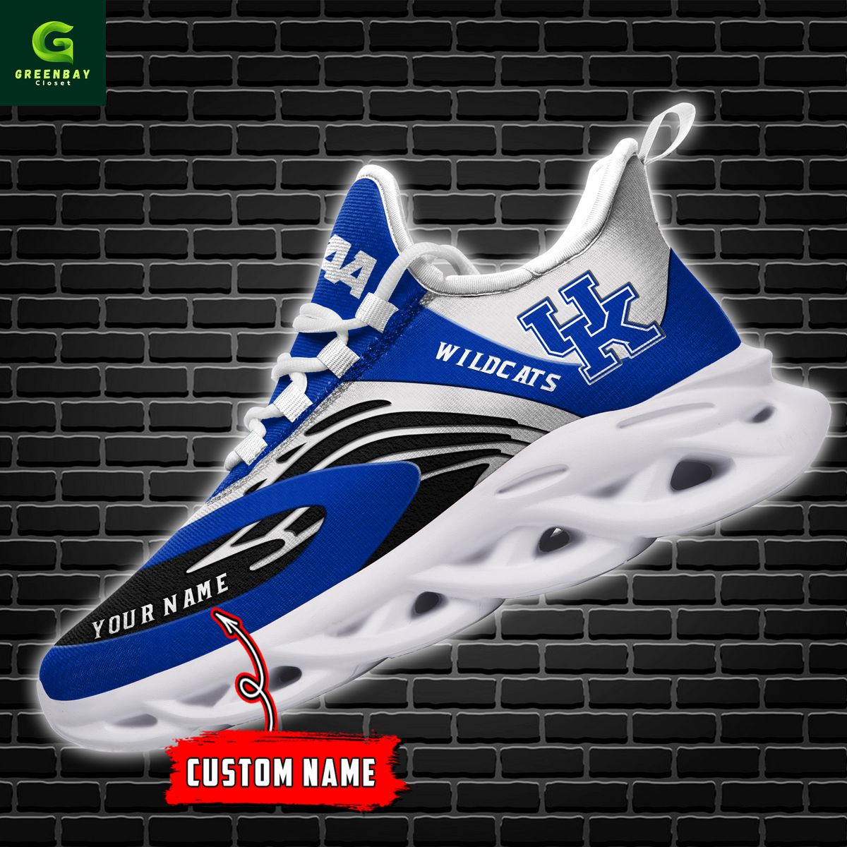 Ideafootwear Kentucky Wildcats Max Soul Shoes Sneakers For Men And Women