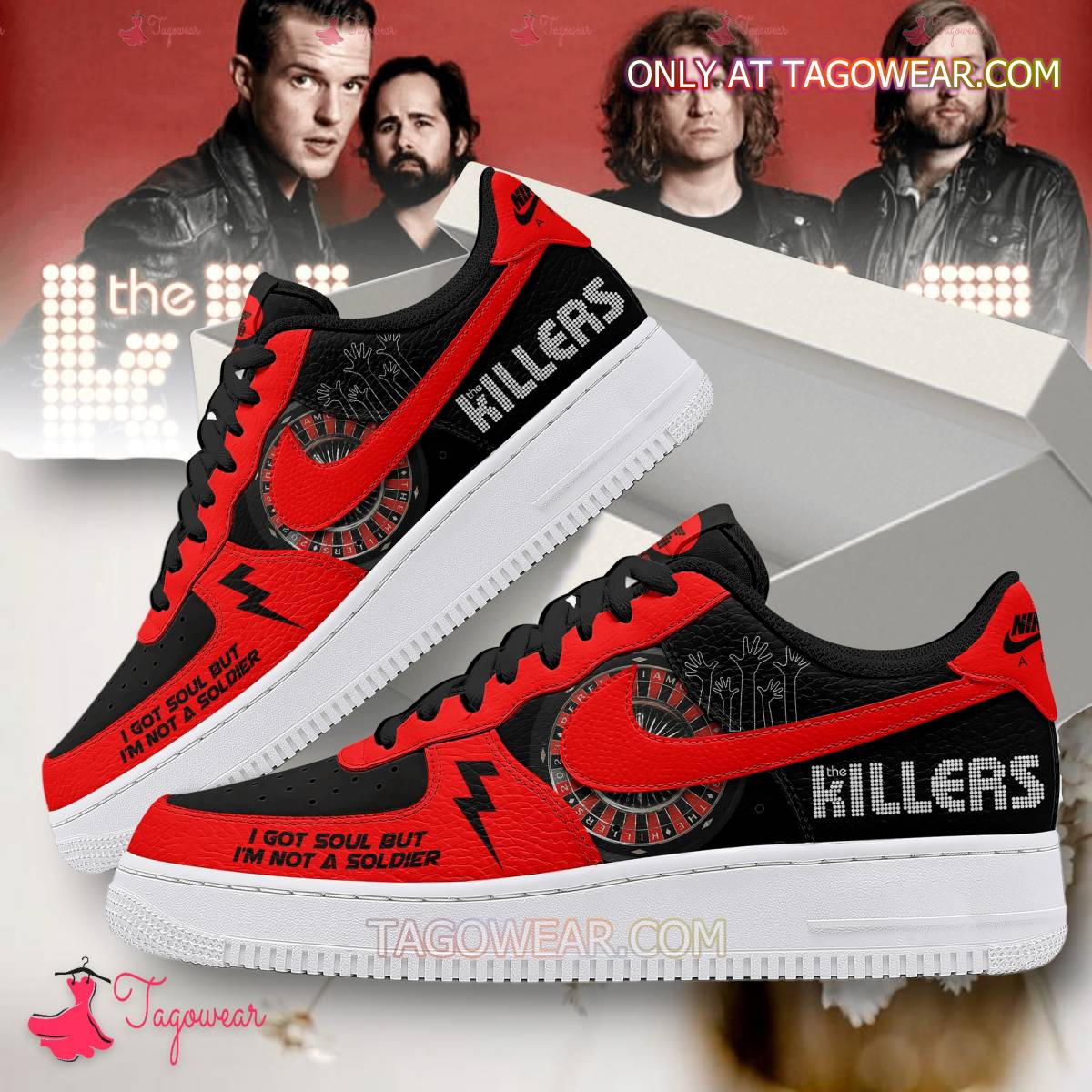 Ideafootwear Killers Air Low-Top Sneakers Shoes For Men And Women 1