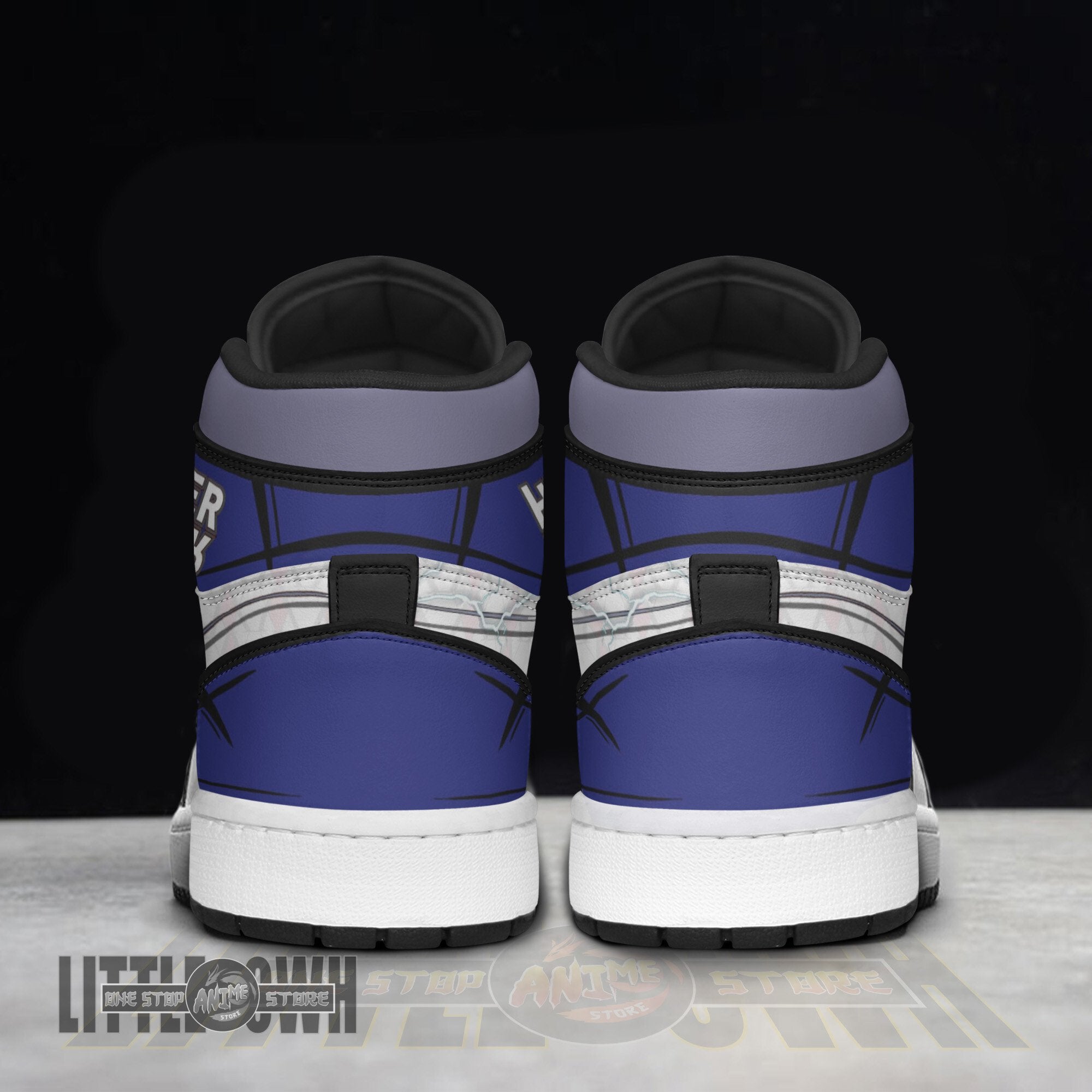 Ideafootwear Killua Zoldyck AJ1 High Sneakers Shoes For Men And Women