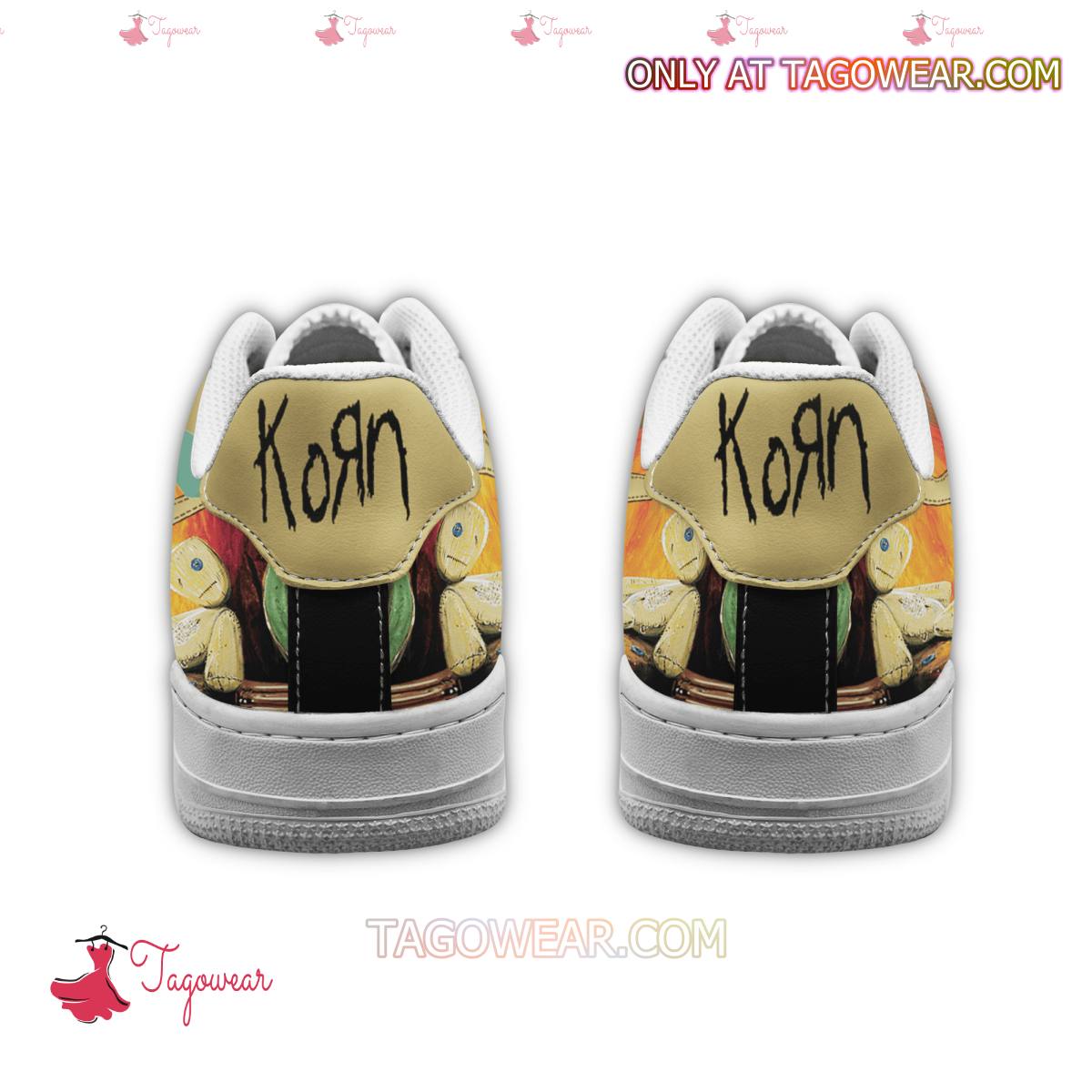 Ideafootwear Korn Album Cover Air Low-Top Sneakers Shoes For Men And Women 3
