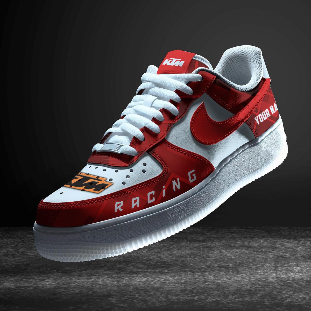 Ideafootwear KTM Air Low-Top Sneakers Shoes For Men And Women 1