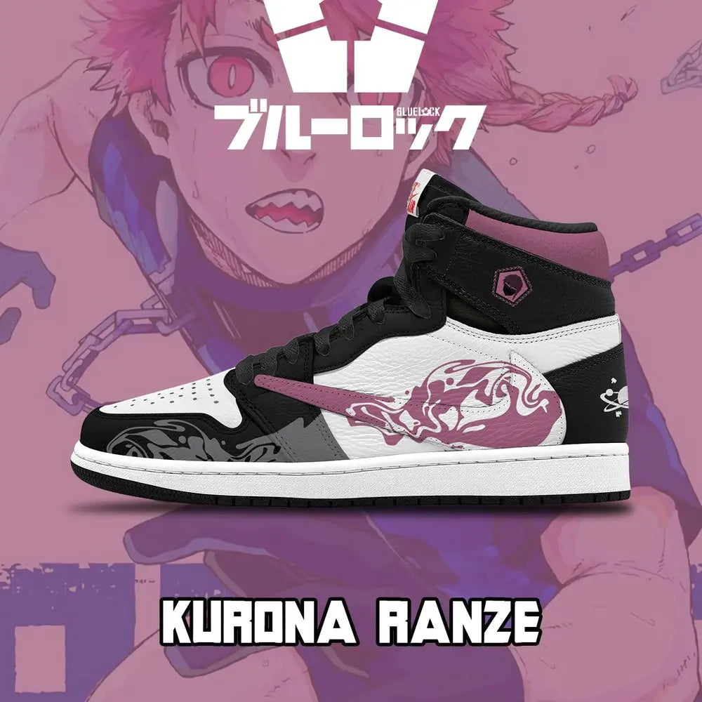 Ideafootwear Kurona Ranze V.2 Blue Lock  AJ1 High Sneakers Shoes For Men And Women