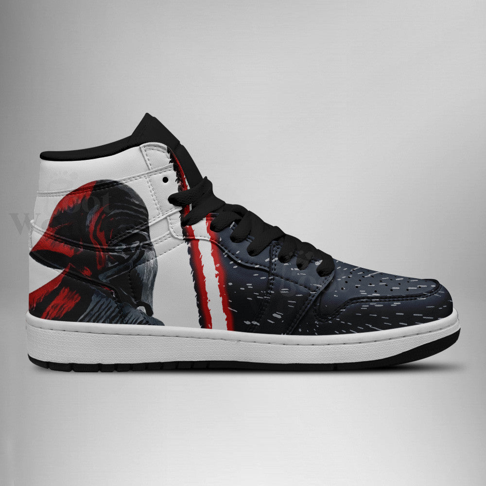 Ideafootwear Kylo Ren AJ1 High Sneakers Shoes For Men And Women