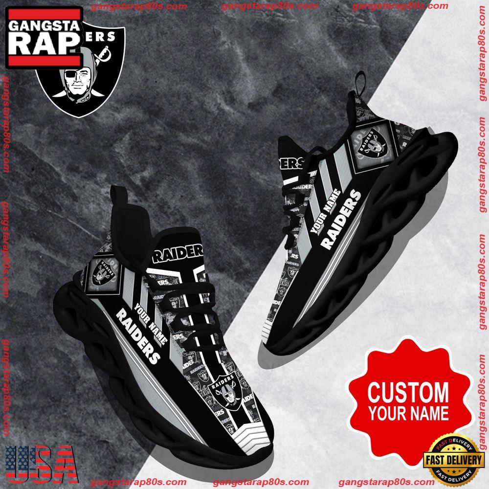 Ideafootwear Las Vegas Raiders Max Soul Shoes Sneakers For Men And Women
