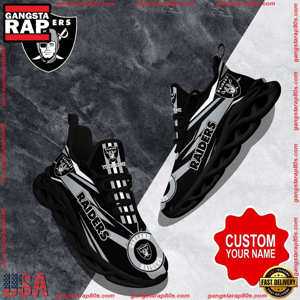 Ideafootwear Las Vegas Raiders Max Soul Shoes Sneakers For Men And Women