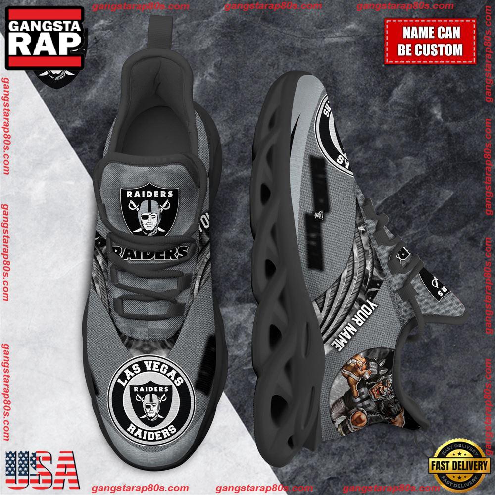 Ideafootwear Las Vegas Raiders Max Soul Shoes Sneakers For Men And Women