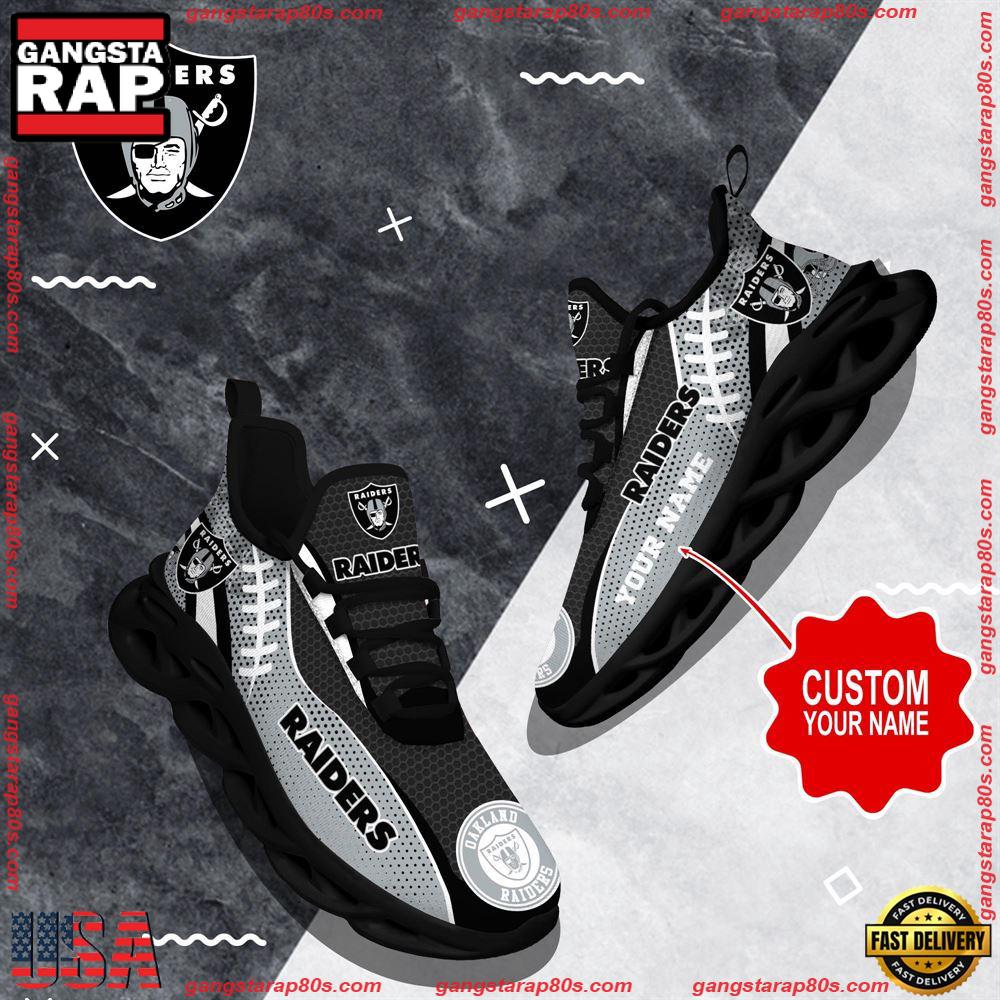 Ideafootwear Las Vegas Raiders Max Soul Shoes Sneakers For Men And Women