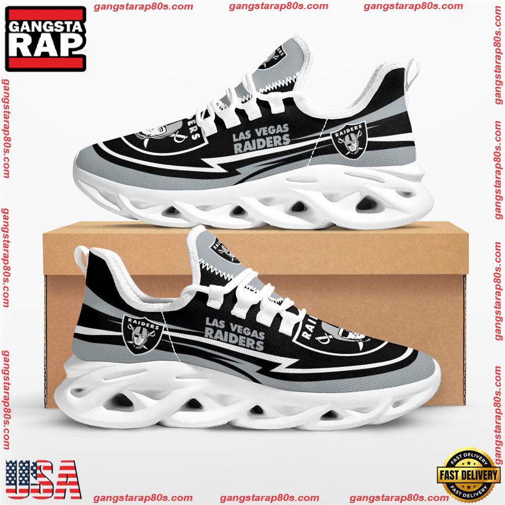 Ideafootwear Las Vegas Raiders Max Soul Shoes Sneakers For Men And Women