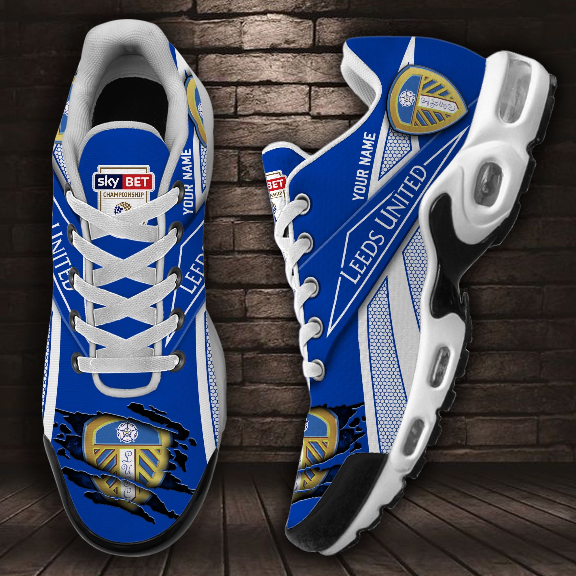 Ideafootwear Leeds United F.C TN Shoes Sneakers For Men And Women