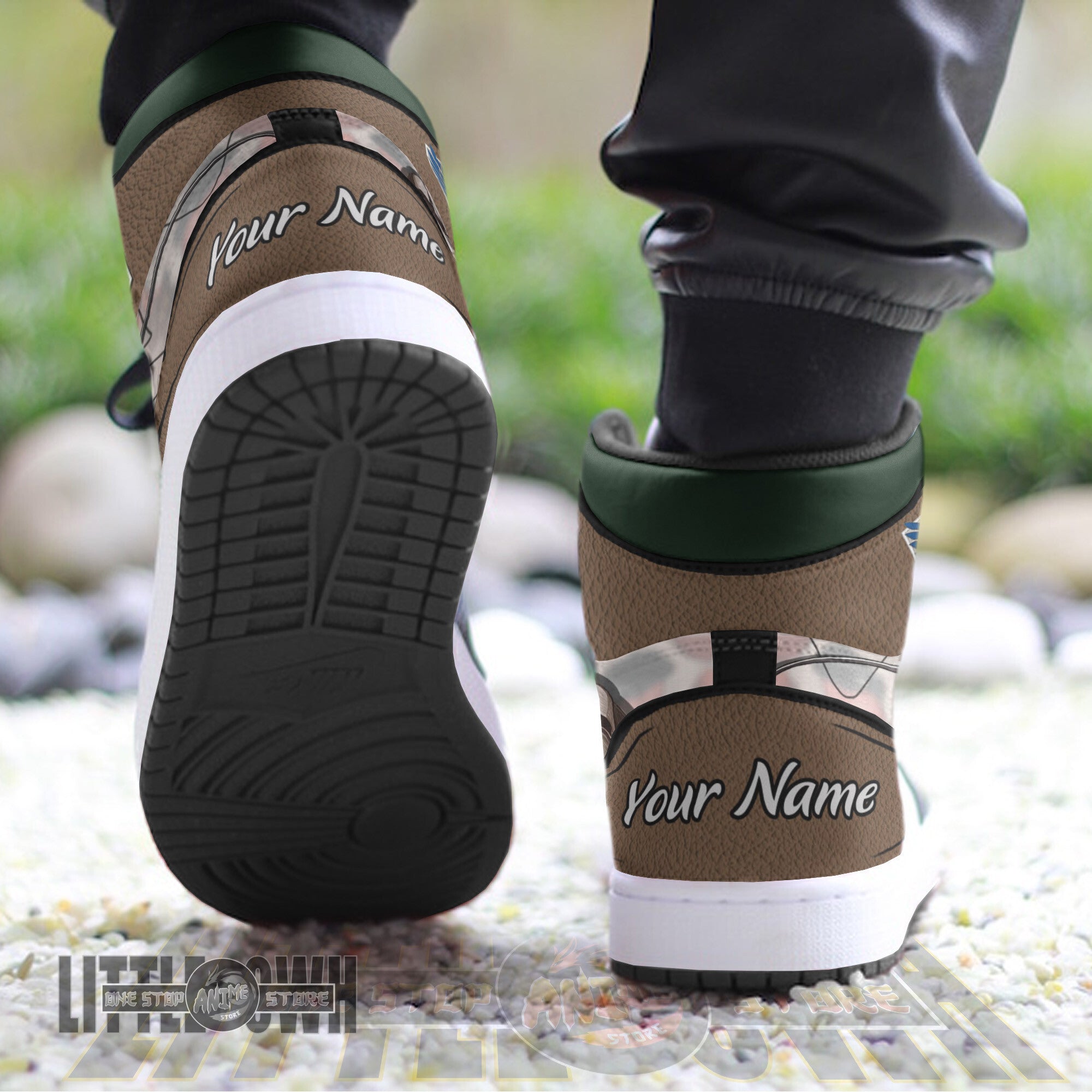 Ideafootwear Levi Ackerman AJ1 High Sneakers Shoes For Men And Women