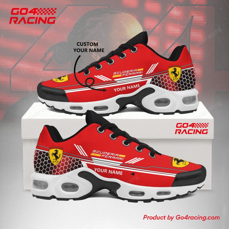 Ideafootwear Lewis Hamlton V1 - Scuderia Ferrari TN Shoes Sneakers For Men And Women