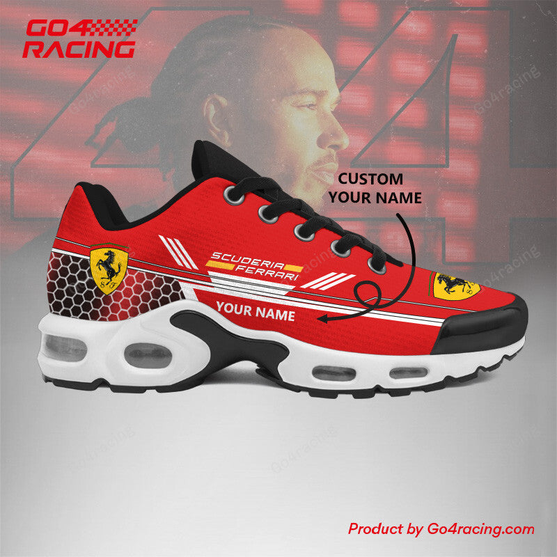 Ideafootwear Lewis Hamlton V1 - Scuderia Ferrari TN Shoes Sneakers For Men And Women