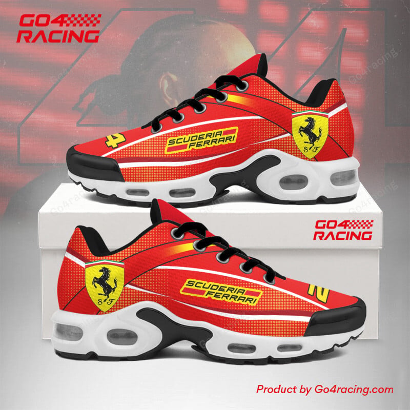Ideafootwear Lewis Hamlton V3 - Scuderia Ferrari TN Shoes Sneakers For Men And Women