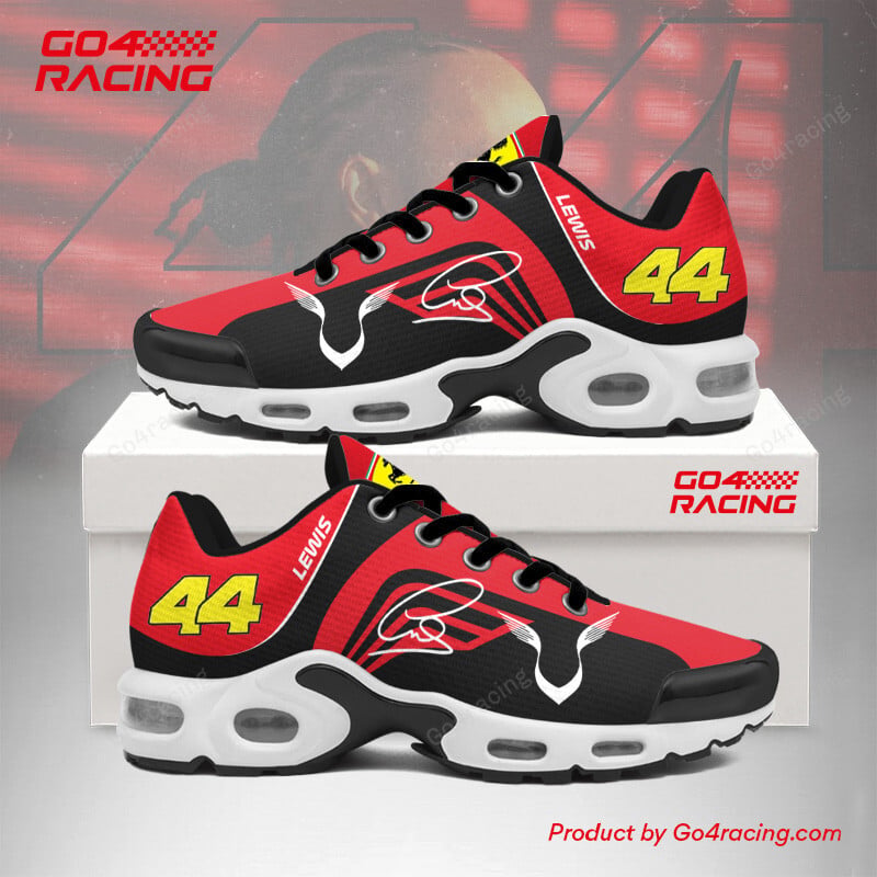 Ideafootwear Lewis Hamlton V7 - Scuderia Ferrari TN Shoes Sneakers For Men And Women